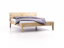 Bett Alpina mit Betthaupt, 180 x 210 cm, Zirbe