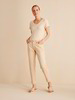 Hose-7/8 Länge garment dye,  creme brulée