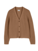Strickjacke aus Alpakawolle, dinkel