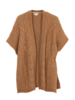 Poncho-Zopfmuster, 62 camel