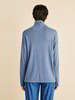 Pullover Turtleneck, blau melange