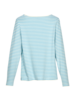 Shirt-Langarm-Ringel, ringel offwhite/blau