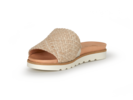 geflochtene Pantoffel, sand