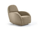 Lounge Chair Sediamo mit Bezug Wollstoff Elverum Haselnuss