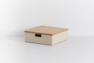 Scribble Kartonbox mit Holzdeckel Buche