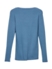 Shirt Langarm Rippe, rauchblau