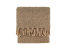 Wohndecke Mats beige Schurwolle