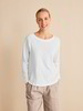 Shirt Langarm Flamme, weiss