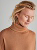 Rollkragenpullover, cognac