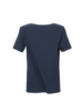 Grüne Erde T-Shirt Rippe in dunkelblau Rückseite