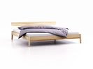 Bett Arne mit Kopfhaupt, 200 x 210 cm, Kernesche