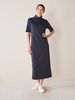 Kleid, 100 % Bio Baumwolle, navy