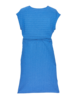 Kleid-Wickeloptik, 49 blau mélange
