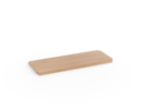 Regal Quintum Fachbrett für Schiebetür, Nut unten + RW  Nut oben, V5, Buche