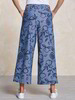 Hose-Culotte, denim chambray bedruckt