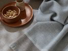 Wohndecke Laurin, grau/hasel