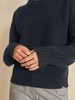 Pullover-Grobstrick, navy