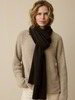 Strickschal aus Yakwolle, espresso