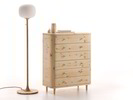 Schrank Tonda, 6 Laden, Zirbe