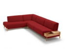 Ecksofa Alani, Buche, mit Bezug Wollstoff Tartini Klatschmohn Ecksofa Alani, Buche, mit Bezug Wollstoff Tartini Klatschmohn