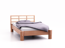 Ryokan Bett mit Betthaupt Höhe 83,4 cm Buche, 100x200x40 cm