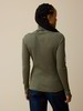 Rollkragenshirt aus Bio Baumwolle, ringel grün