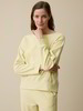 Sweatshirt aus Bio-Baumwolle, pastellgelb