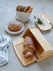 Brotkasten mit integriertem Brotschneidebrett, 43,5 x 29,5 x 16 cm, Buche geölt