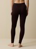 Leggings aus Bio Wolle, aubergine
