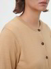 Strickjacke aus Bio-Baumwolle, 48 caramel