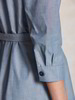 Kleid, oxford blau