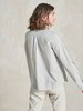 Bluse-A-Linie-Gestreift, streifen offwhite/anthrazit