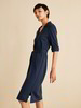 Hemdblusen-Kleid, 100 % Bio-Baumwolle, navy