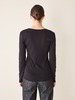 Shirt Langarm, 100 % Bio Baumwolle, schwarz