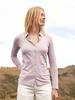 Blusenshirt, almost mauve & Hose, offwhite