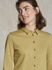 Blusenshirt, hopfengold