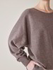Pullover Langarm, walnuss melange