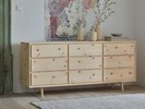 Sideboard Tesoro mit 9 Laden, Zirbe