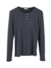 Shirt-Langarm-Ajour, graublau