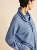 Pullover Turtleneck, blau melange