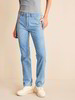 Jeans straight, hellblau denim