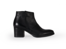 Stiefelette mit Absatz, 01 schwarz