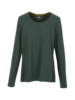 Shirt Langarm, moosgrün, Vorderseite