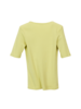 Grüne Erde T-Shirt Rippe in limone Rückseite