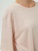 Kurzarmshirt aus Bio Leinen, pfirsich pastell