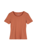 T-Shirt aus Bio-Baumwolle, herbstlaub