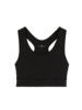 Yoga Bra aus Bio Baumwolle, schwarz