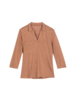 Blusenshirt aus Bio Leinen, bronze