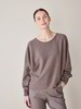 Pullover Langarm, walnuss melange