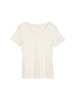 Kurzarmshirt aus Leinen, weiss